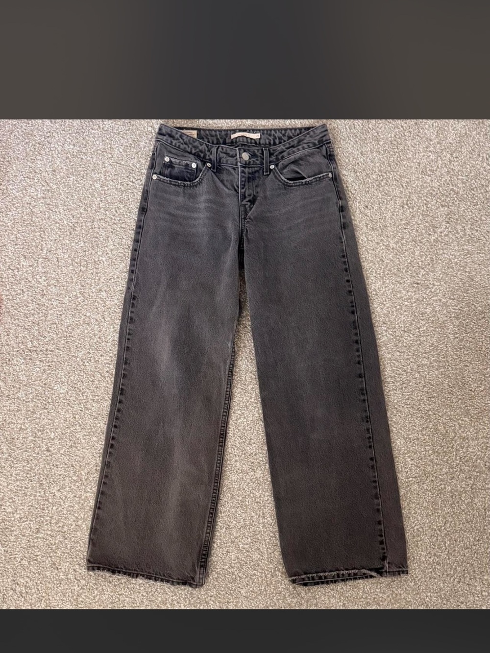 Levi's Black Low Loose Jeans